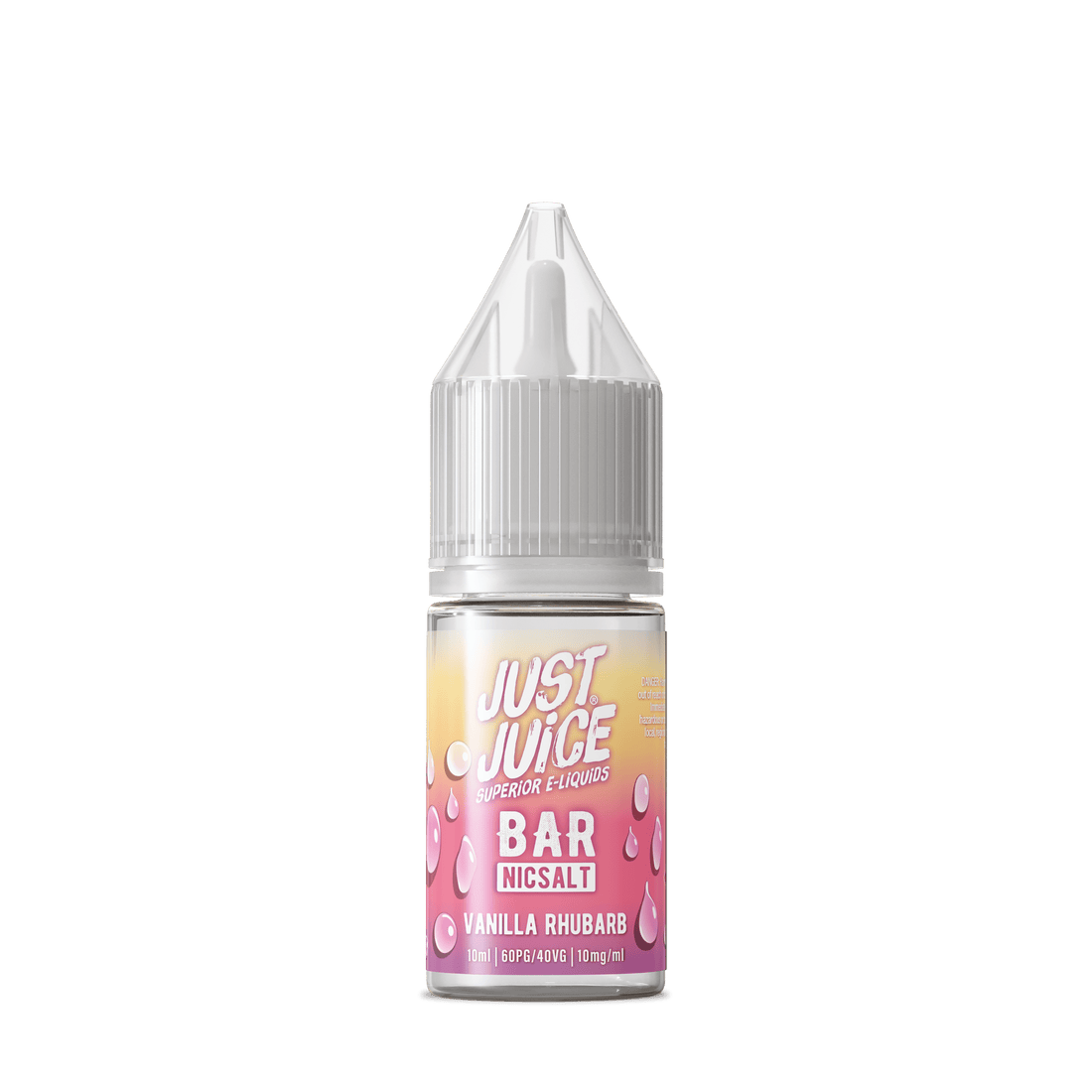 Vanilla Rhubarb Just Juice Bar Nic Salt E-Liquid 10ml