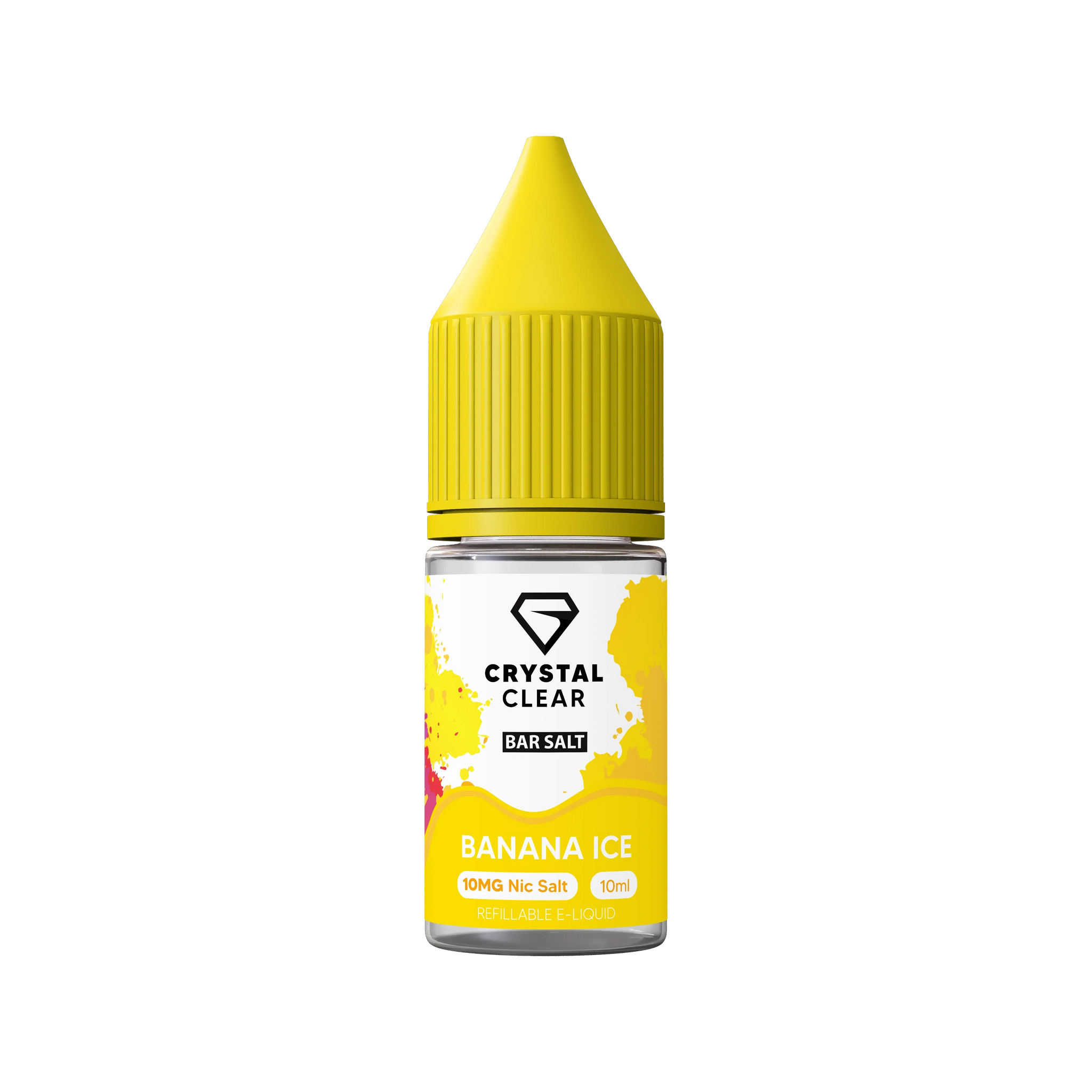 Banana Ice Crystal Clear E-Liquid (Nic Salt) 10ml