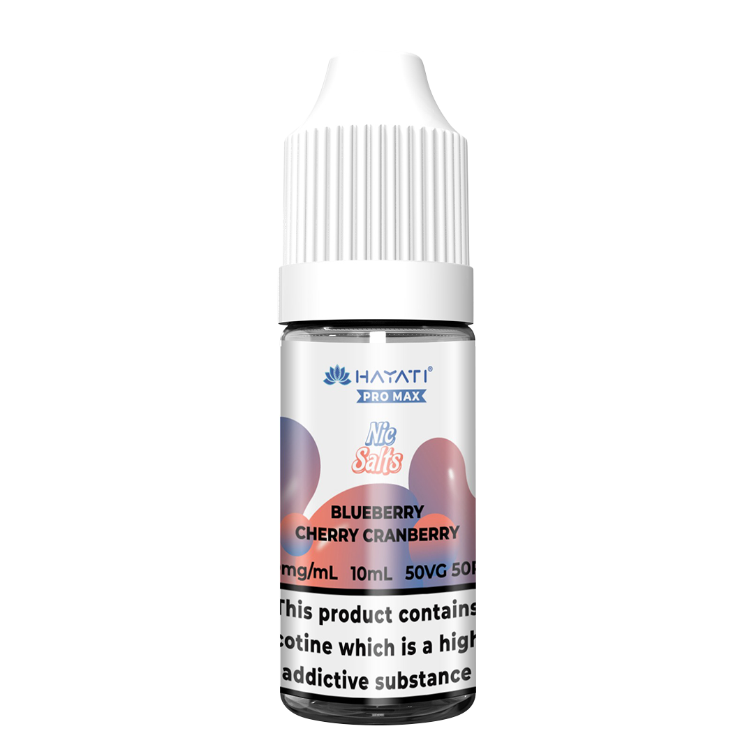 Blueberry Cherry Cranberry Hayati Pro Max Nic Salts 10ml