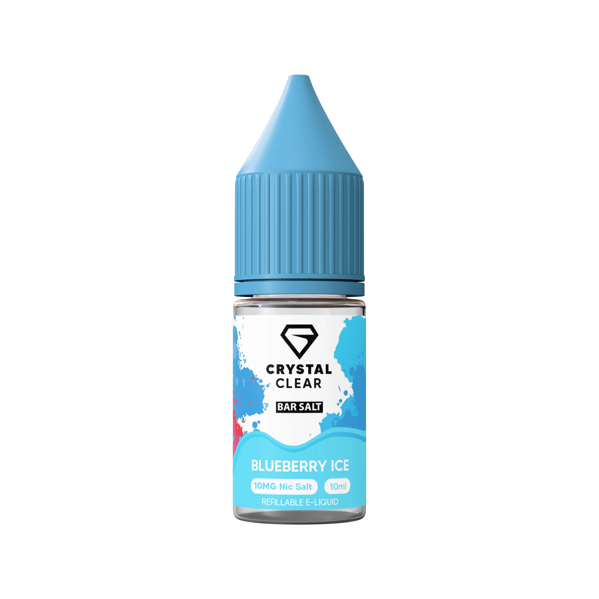 Blueberry Ice Crystal Clear E-Liquid (Nic Salt) 10ml