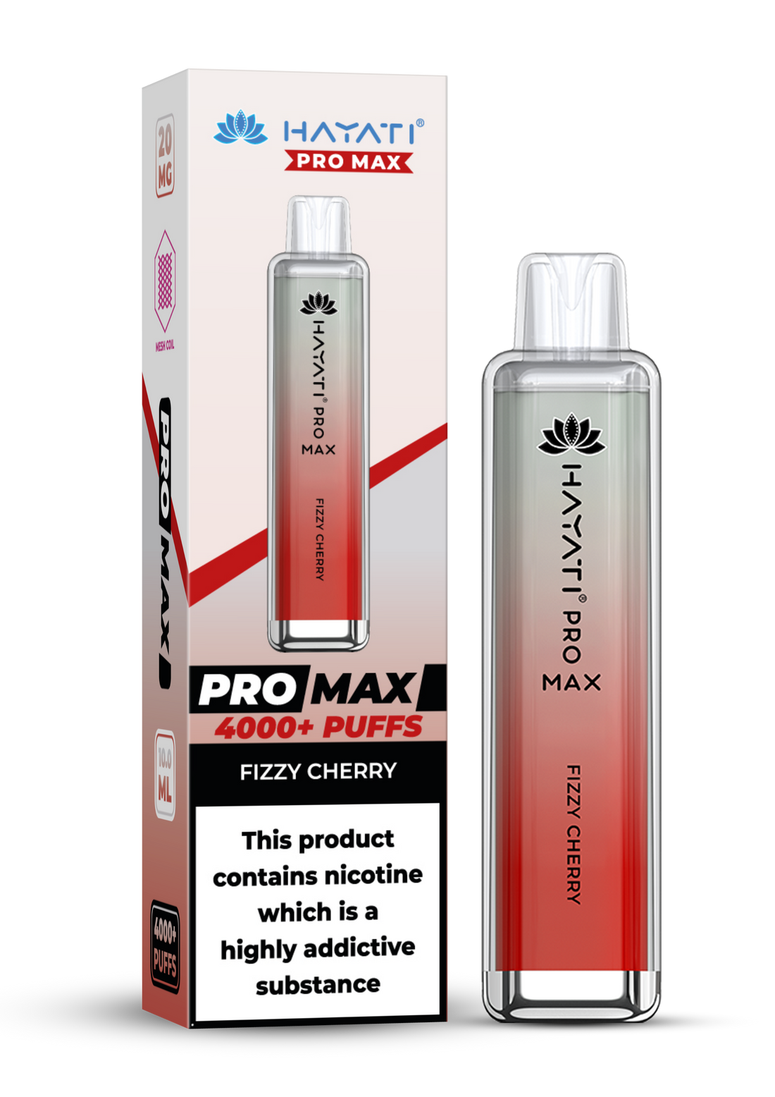 Fizzy Cherry Hayati Pro Max 4000 Puff Disposable Vape