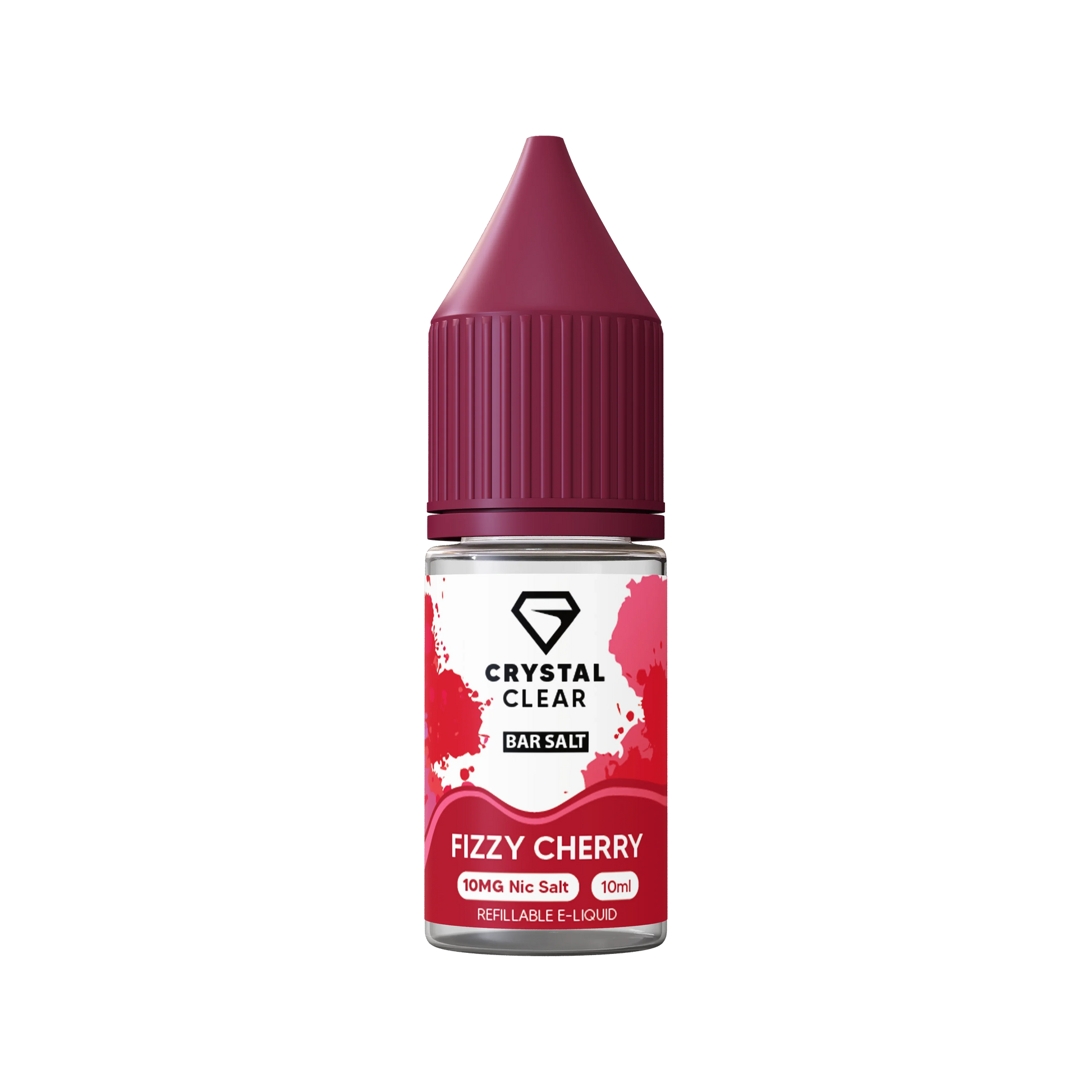 Fizzy Cherry Crystal Clear E-Liquid (Nic Salt) 10ml