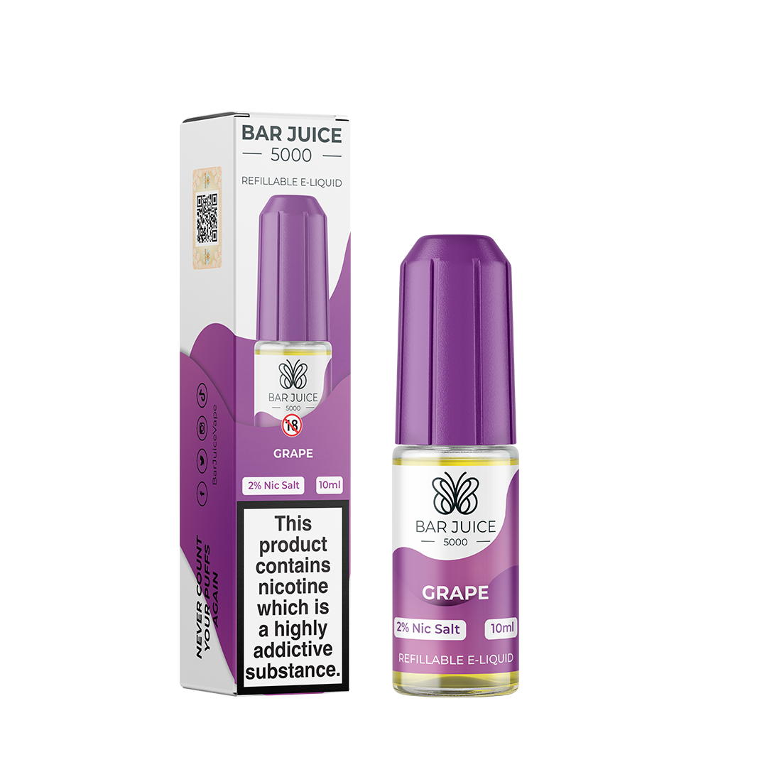 Grape Bar Juice E-Liquid (Nic Salt) 10ml
