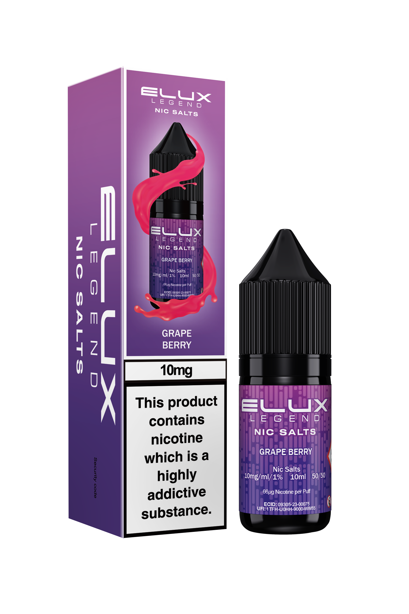 Grape Berry Elux Legend E-Liquid (Nic Salt) 10ml