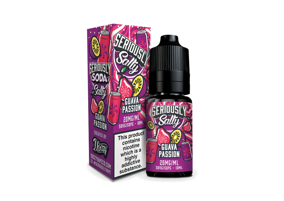 Guava Passion Seriously Salty E-Liquid (Nic Salt) 10ml