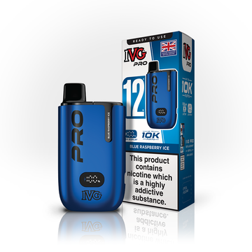 Blue Raspberry Ice Pro 10K IVG Disposable Vape Pod Kit