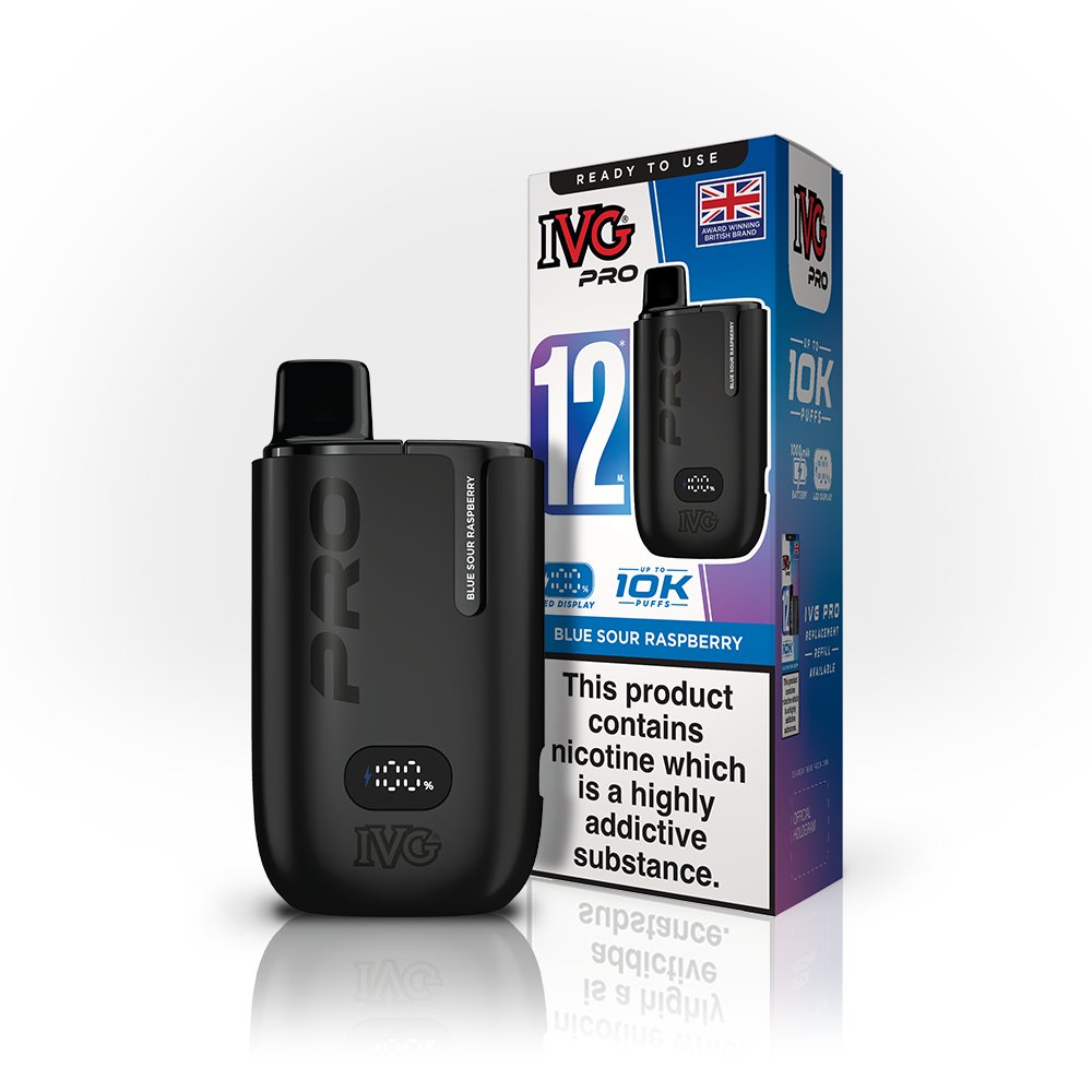 Blue Sour Raspberry Pro 10K IVG Disposable Vape Pod Kit