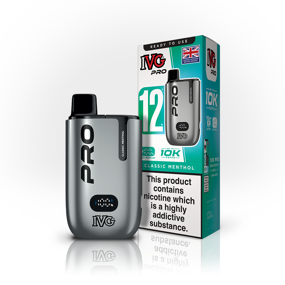 Classic Menthol Pro 10K IVG Disposable Vape Pod Kit