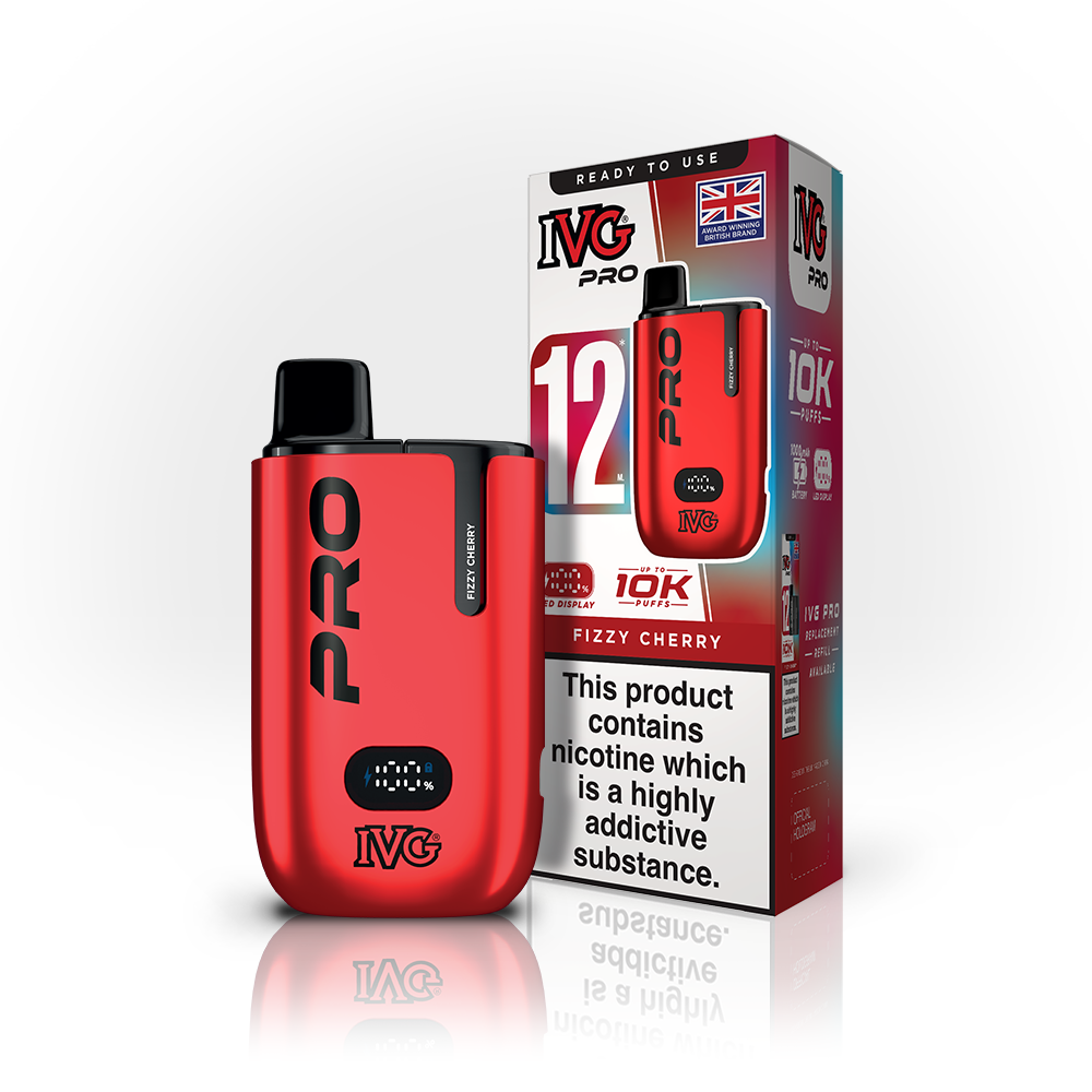 Fizzy Cherry Pro 10K IVG Disposable Vape Pod Kit