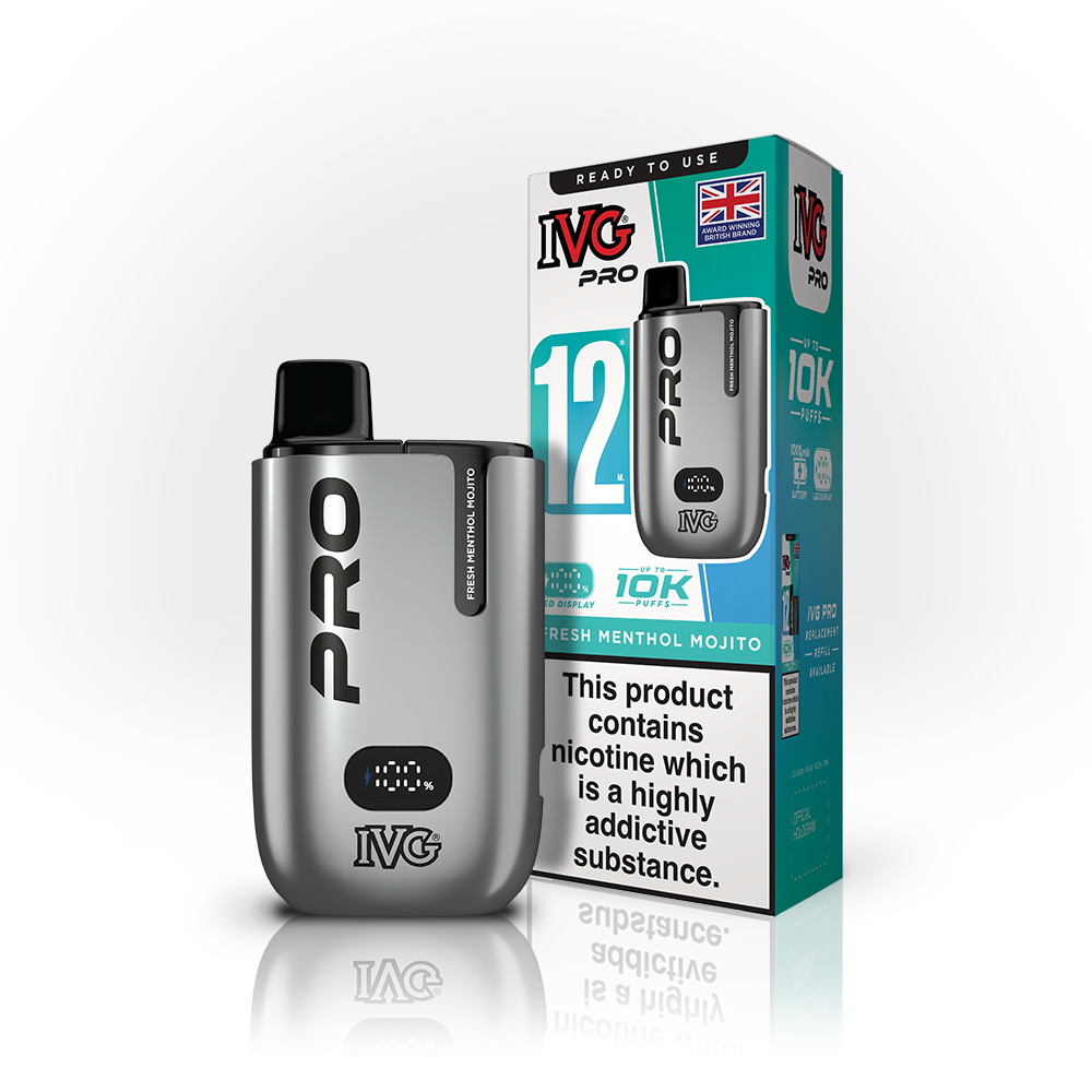 Fresh Menthol Mojito Pro 10K IVG Disposable Vape Pod Kit