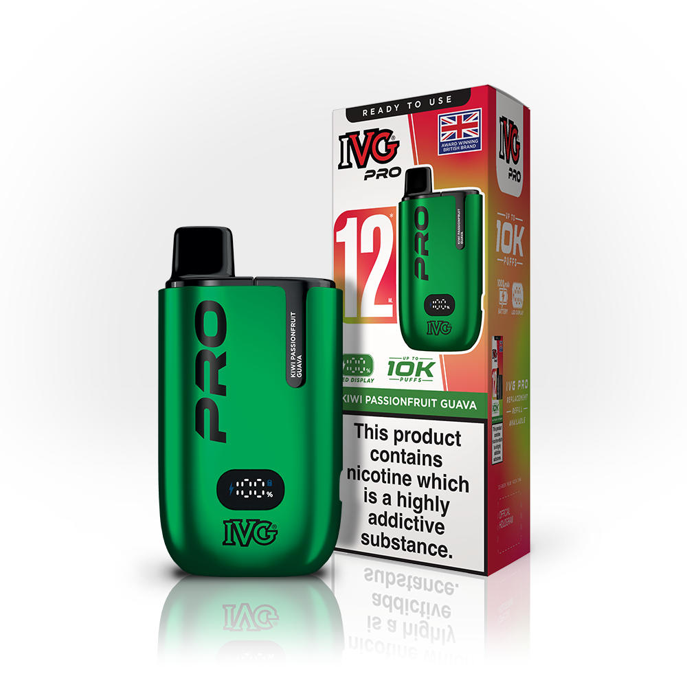 Kiwi Passionfruit Guava Pro 10K IVG Disposable Vape Pod Kit