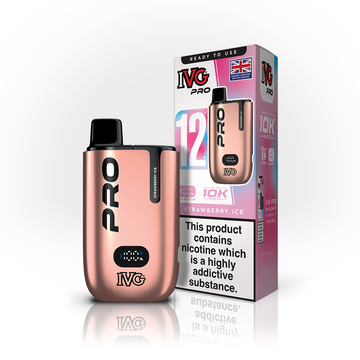 Strawberry Ice Pro 10K IVG Disposable Vape Pod Kit