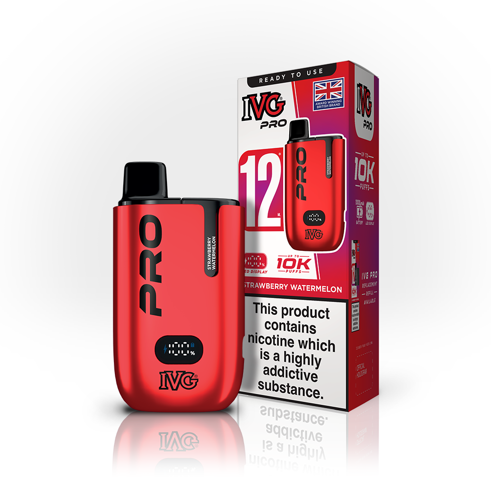 Strawberry Watermelon Pro 10K IVG Disposable Vape Pod Kit