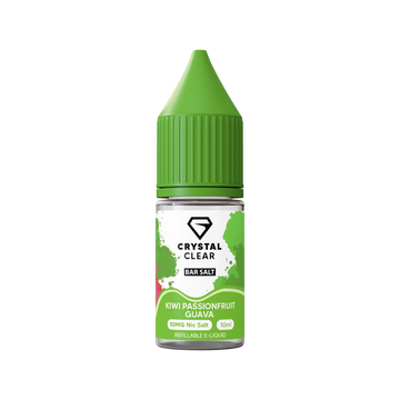 Kiwi Passionfruit Guava Crystal Clear E-Liquid (Nic Salt) 10ml