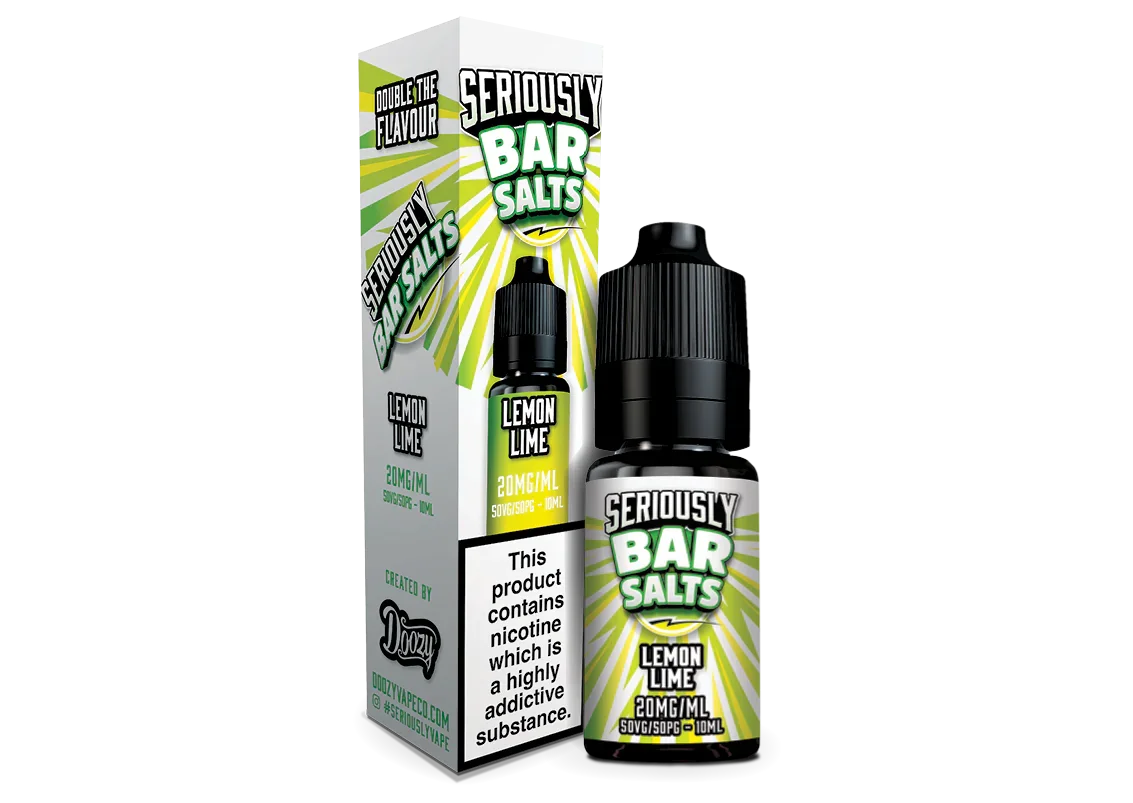 Lemon Lime Seriously Bar Salts E-Liquid (Nic Salt) 10ml