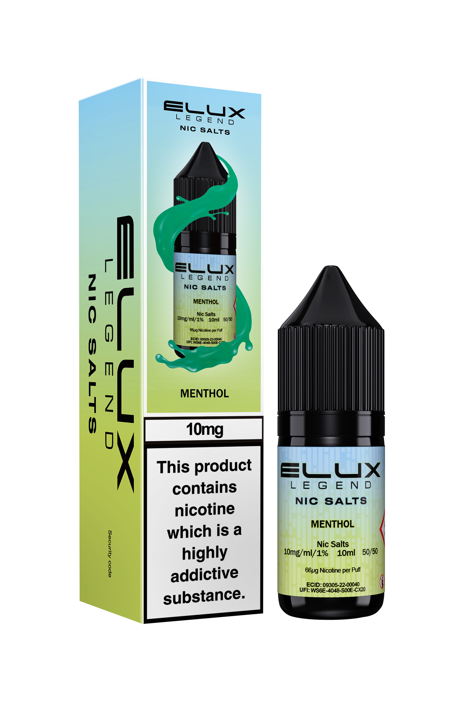 Menthol Elux Legend E-Liquid (Nic Salt) 10ml