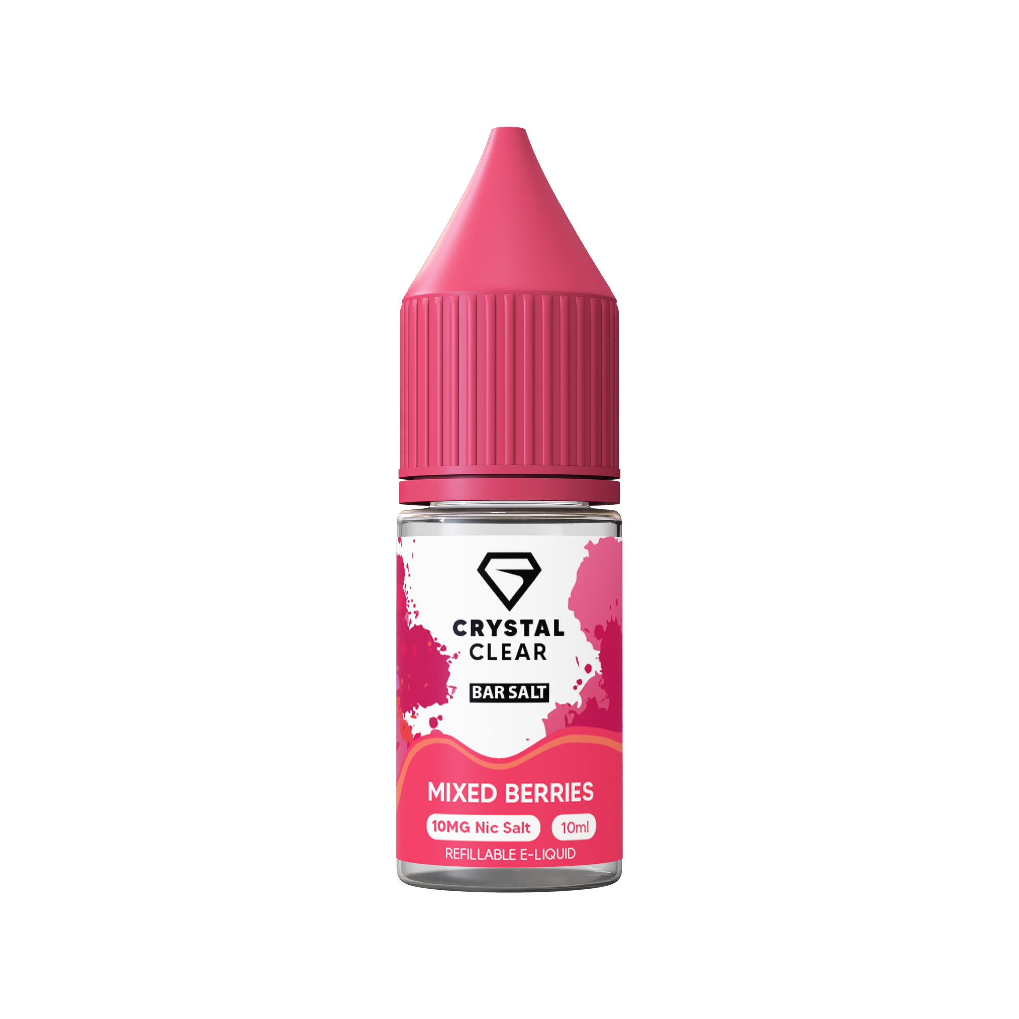 Mixed Berries Crystal Clear E-Liquid (Nic Salt) 10ml