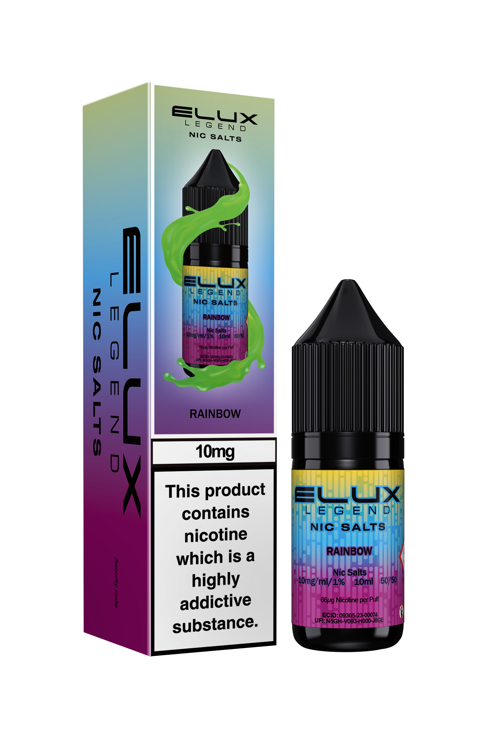 Rainbow Elux Legend E-Liquid (Nic Salt) 10ml