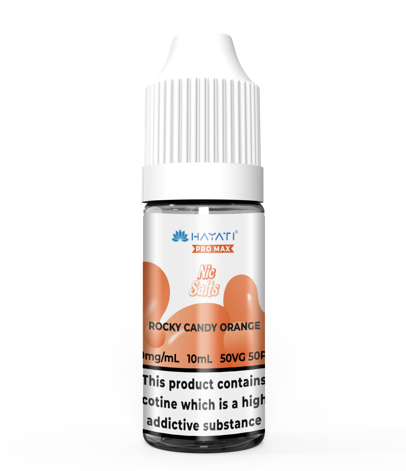 Rocky Candy Orange Hayati Pro Max Nic Salts 10ml
