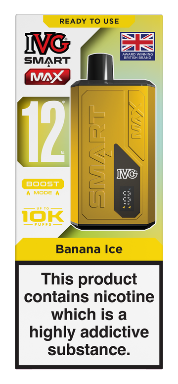Banana Ice Smart Max 10k IVG Disposable Vape Pod Kit
