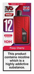Fizzy Cherry Smart Max 10k IVG Disposable Vape Pod Kit