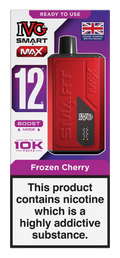 Frozen Cherry Smart Max 10k IVG Disposable Vape Pod Kit