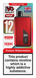 Frozen Watermelon Smart Max 10k IVG Disposable Vape Pod Kit