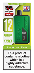 Lemon and Lime Smart Max 10k IVG Disposable Vape Pod Kit