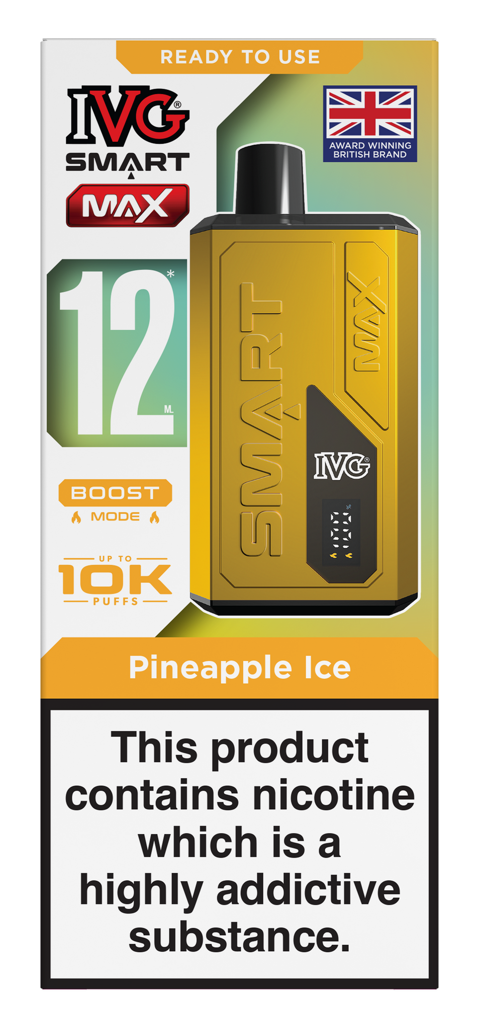 Pineapple Ice Smart Max 10k IVG Disposable Vape Pod Kit
