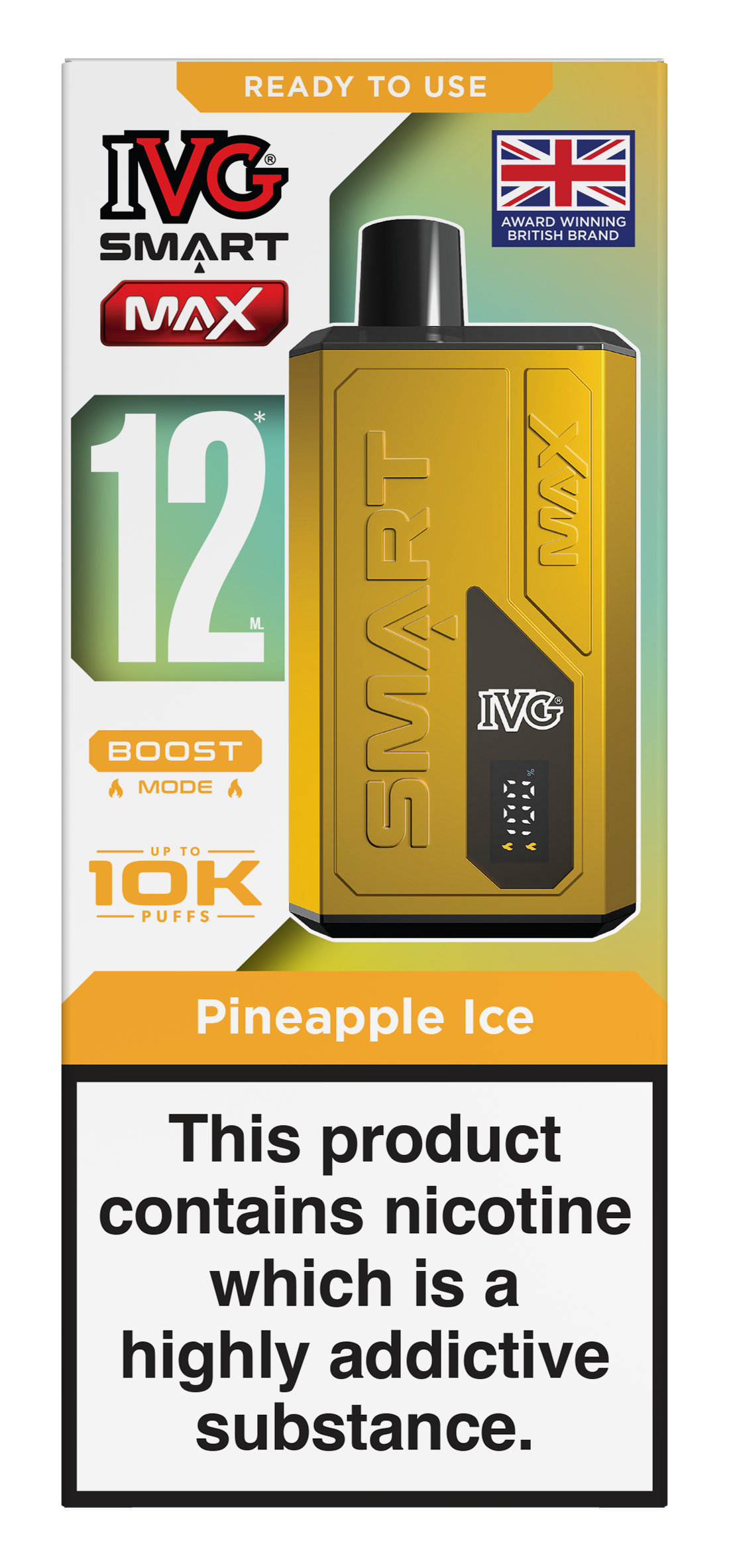 Pineapple Ice Smart Max 10k IVG Disposable Vape Pod Kit
