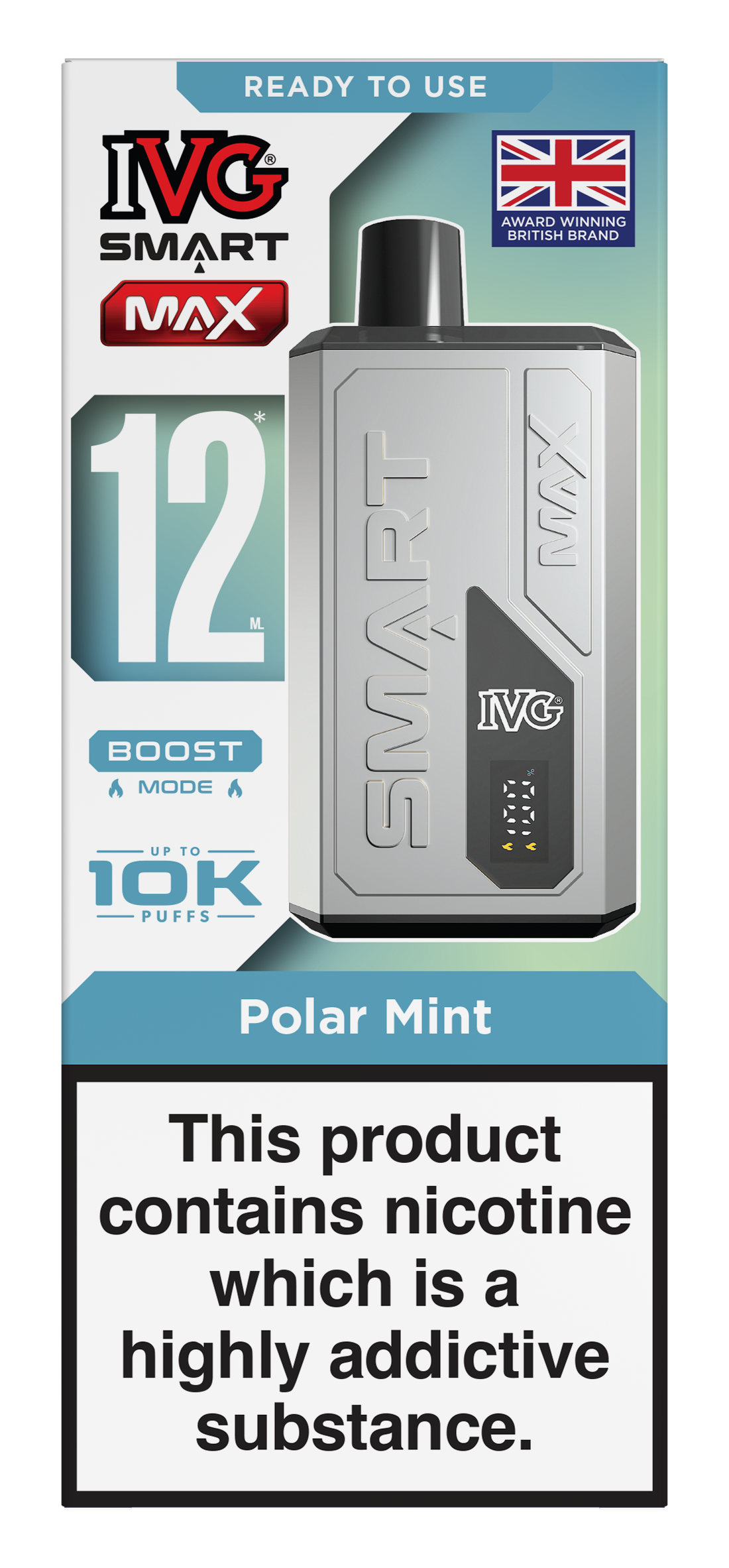 Polar Mint Smart Max 10k IVG Disposable Vape Pod Kit
