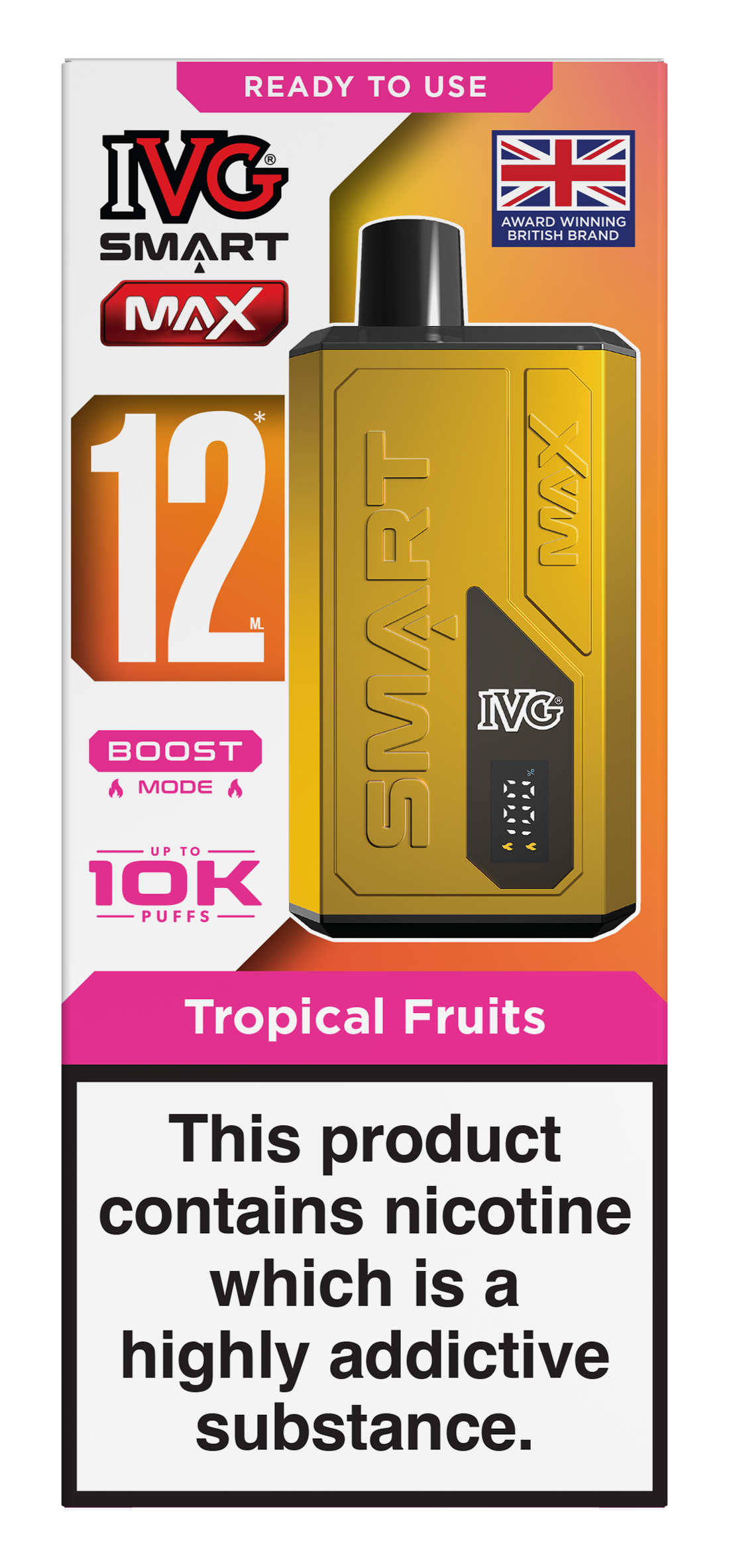 Tropical Fruits Smart Max 10k IVG Disposable Vape Pod Kit