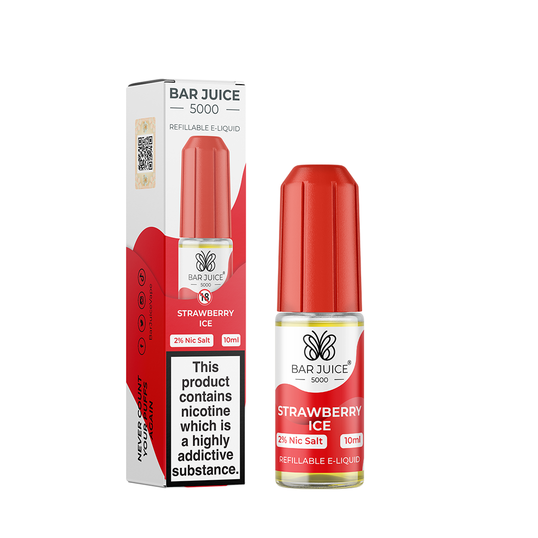 Strawberry Ice Bar Juice E-Liquid (Nic Salt) 10ml