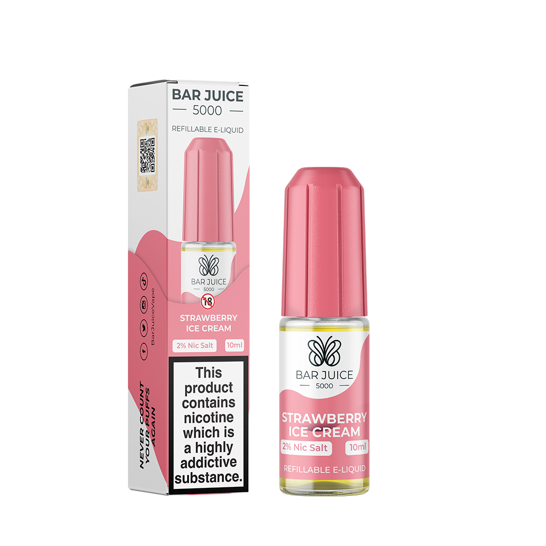 Strawberry Ice-Cream Bar Juice E-Liquid (Nic Salt) 10ml