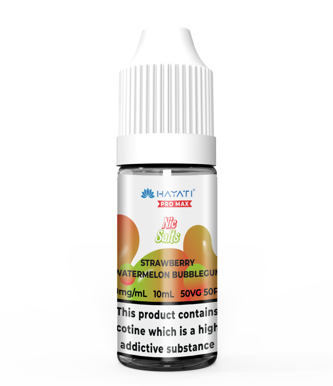 Strawberry Watermelon Bubblegum Hayati Pro Max Nic Salts 10ml