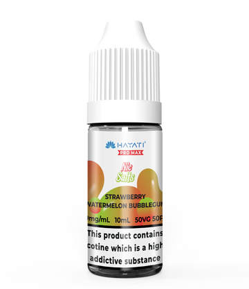 Strawberry Watermelon Bubblegum Hayati Pro Max Nic Salts 10ml