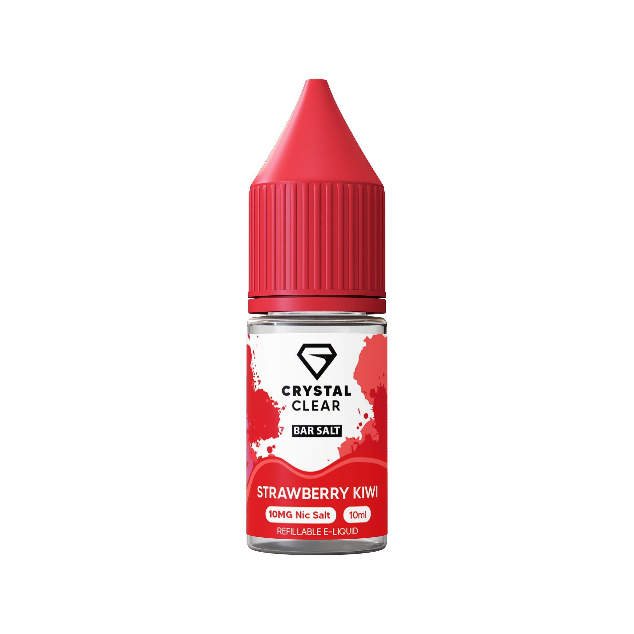 Strawberry Kiwi Crystal Clear E-Liquid (Nic Salt) 10ml
