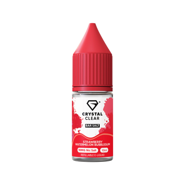 Strawberry Watermelon Bubblegum Crystal Clear E-Liquid (Nic Salt) 10ml
