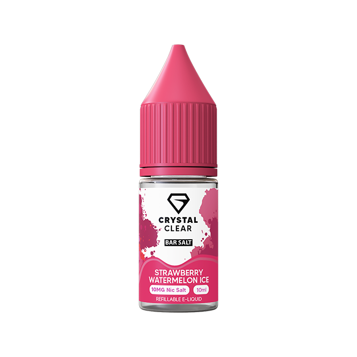 Strawberry Watermelon Ice Crystal Clear E-Liquid (Nic Salt) 10ml