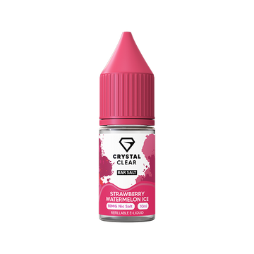 Strawberry Watermelon Ice Crystal Clear E-Liquid (Nic Salt) 10ml