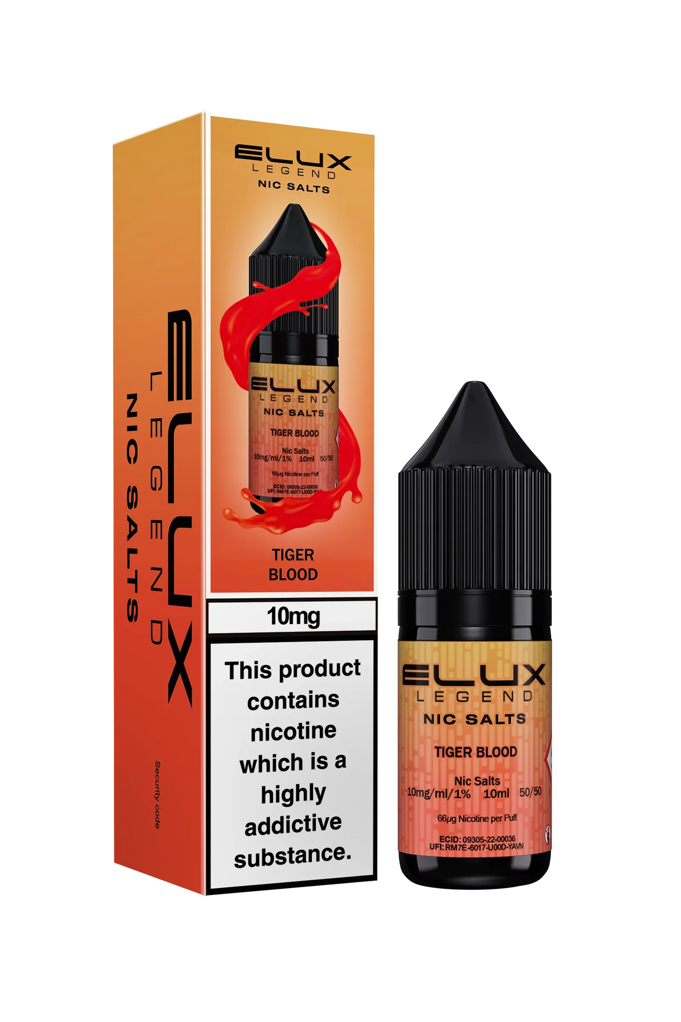 Tiger Blood Elux Legend E-Liquid (Nic Salt) 10ml