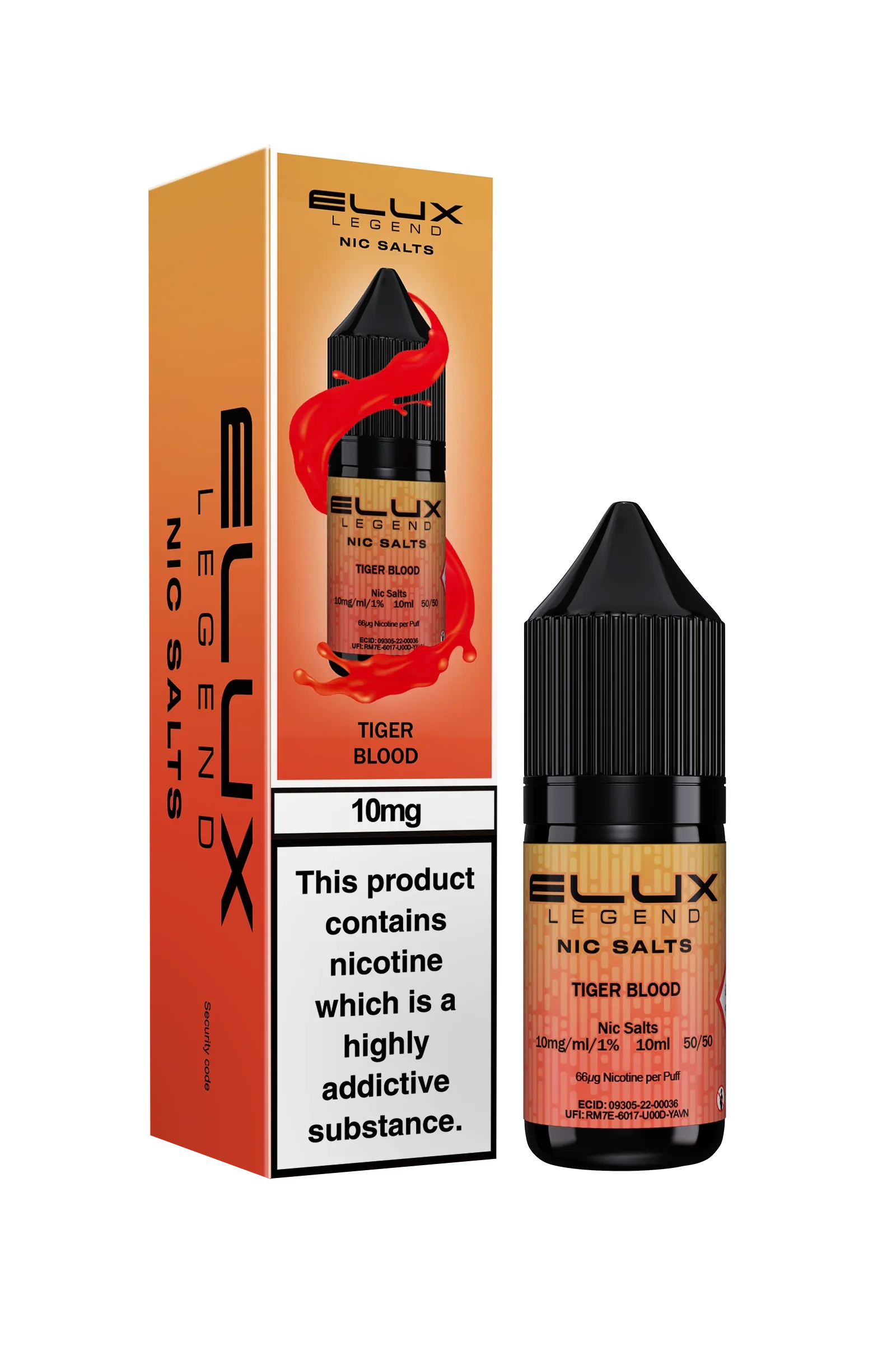 Tiger Blood Elux Legend E-Liquid (Nic Salt) 10ml