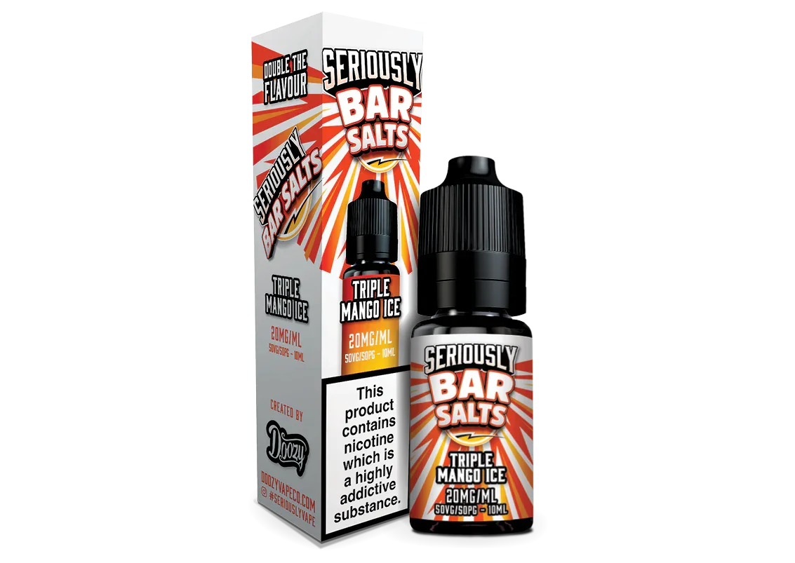 Triple Mango Ice Seriously Bar Salts E-Liquid (Nic Salt) 10ml