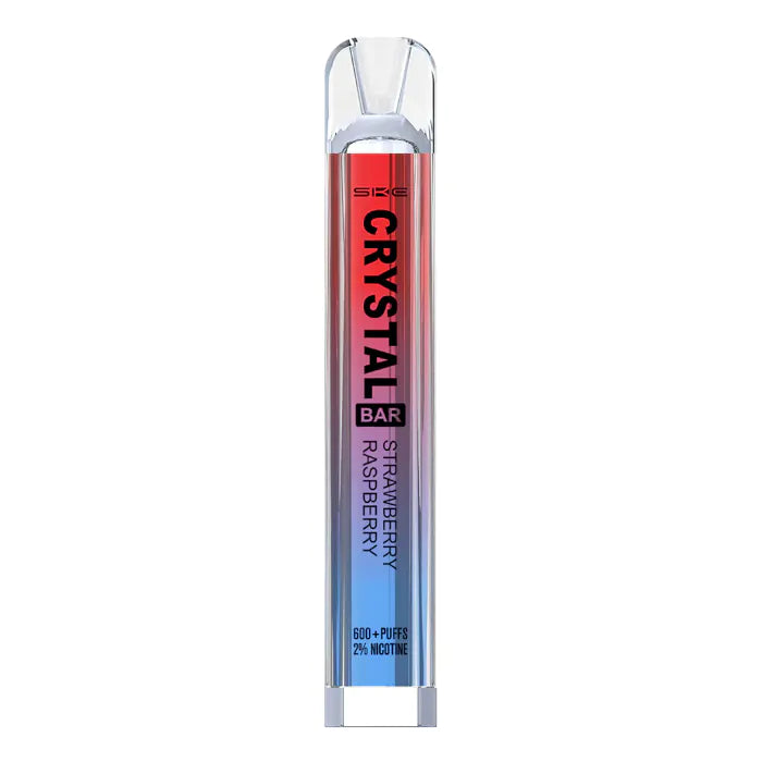 Strawberry Raspberry SKE Crystal Bar 600 Puff Disposable Vape