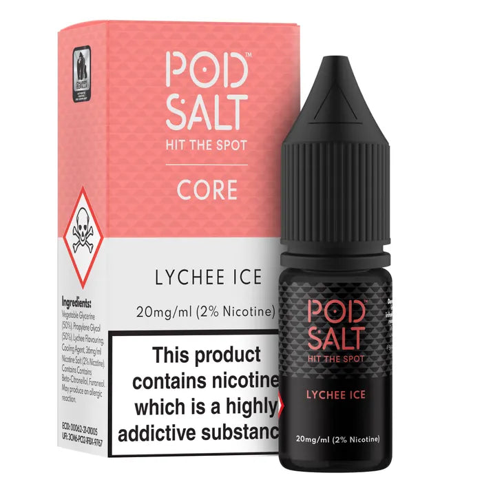 Lychee Ice Pod Salt E-Liquid (Nic Salt) 10ml