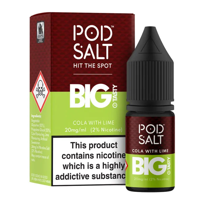 Cola with Lime Pod Salt E-Liquid (Nic Salt) 10ml